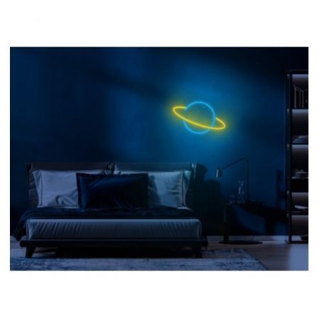 Forever Lámpara Neon LED Saturn Yellow Blue